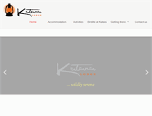 Tablet Screenshot of kataralodge.com